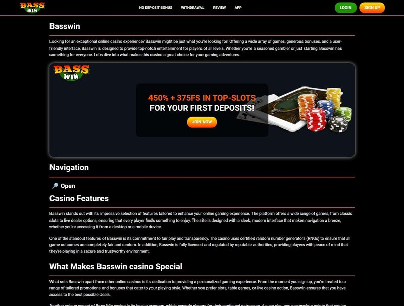 Overview of casino basswin Overview of casino basswin